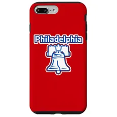 Hülle für iPhone 7 Plus/8 Plus Philadelphia Philly Liberty Bell Patriotisches Urlaubssouvenir