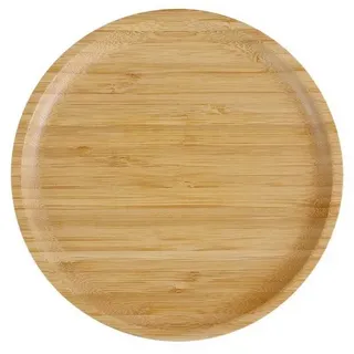 pandoo Mehrweg-Menüteller Ø 20 cm braun 4er Set