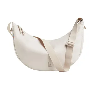 GOT BAG Moon Bag Large Umhängetasche Polyurethan Beige/Weiß