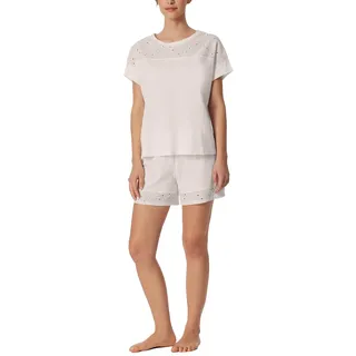 Schiesser Damen Schlafanzug Kurze Hose Kurzarm - Casual Nightwear