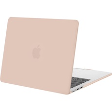 MOSISO Hülle Kompatibel mit MacBook Air 13,6 Zoll 2024 2023 2022 M3 A3113 A2681 M2 Chip mit Liquid Retina Display Touch ID,Schützend Plastik Hartschale Schutzhülle Case, Kamel