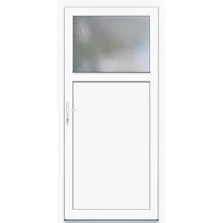 Nebeneingangstür K301-88 Weiß 88 cm x 198 cm Anschlag Links