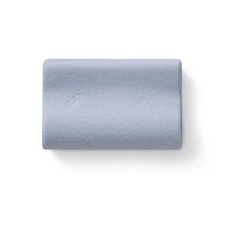 TEMPUR Aspera Schlafkissen, festes Liegegefühl, S (50 x 31 x 8/5 cm), Blau | Ergonomisches Nackenstützkissen für Rücken- und Seitenschläfer, einzigartig geformt für optimalen Komfort
