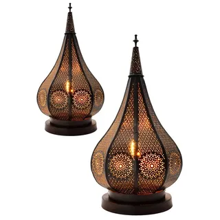 Marrakesch Orient & Mediterran Interior Orientalisch Schwarz 2 St.