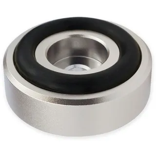 Dynavox 207273 Aluminium Gerätefüsse midi 4er-Set silber