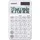 Casio® SL-310UC-WE Taschenrechner Solar-/Batteriebetrieb 10stellig LC-Display weiß
