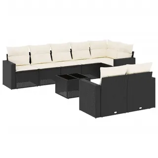 VidaXL 3251563, Cremefarben, Rattan, Gehärtetes Glas, 110 kg, Erwachsene & Kinder, 550 mm, 550 mm - Beige