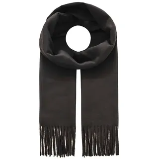 Zwillingsherz Schal »"Wollmix Uni"« mit Fransenabschluss