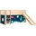 Spielbett Pino 90 x 200 cm Kiefer massiv beige