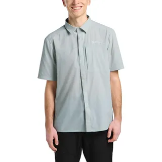 Jack Wolfskin Herren Vandra S/S Shirt Hemd, Cool Grey, XL EU