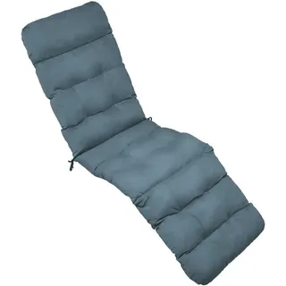 Beautissu Auflage 200 x 50 x 8 cm Taubenblau 1 St.