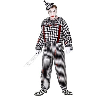 w widmann milano party fashion - Kostüm Retro Clown, Horror, Killer Clown, Harlekin, Psycho, Halloween