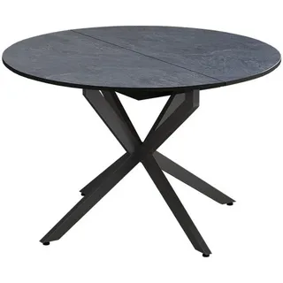 Vicco Loyd Ø 120 cm Anthrazit/Schwarz