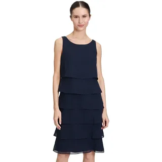 Vera Mont Cocktailkleid Volant Blau 34