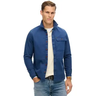 Superdry Merchant Utility Überhemd - Indigo Blue - S