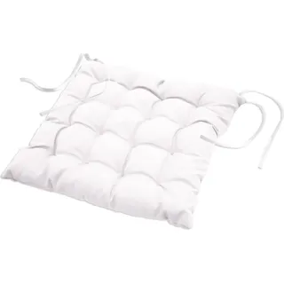 Stuhlkissen mit Bindebändern ESSENTIEL, gesteppt, 40 x 40 cm