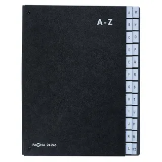 Pultordner Classic 24 Fächer International A4, schwarz