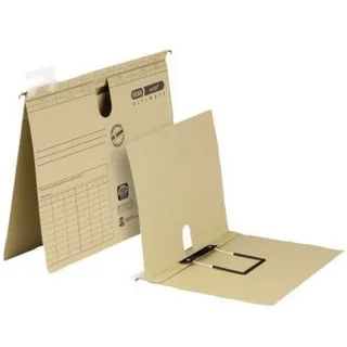 Elba Hängehefter vertic ULTIMATE Karton naturbraun 1 x kaufmännische BZ-Heftung, 25 St.