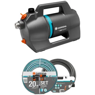 Gartenpumpe 4200 Silent Set 600 W, inkl. Garten- und Saugschlauch