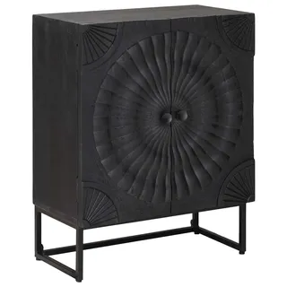 vidaXL Sideboard Schwarz 55 x 30 x 70 cm - Schwarz