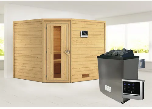 Bild von Sauna Leona 9 kW Saunaofen mit Energiespartür