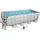 Power-Steel Rechteckig 488 x 244 x 122 cm inkl. Filterpumpe, Reinigungsset, Abdeckplane, Poolleiter, Reparaturset
