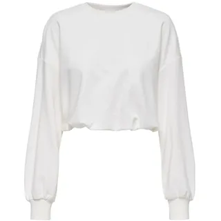 ONLY Damen Onlbolette L/S Short O-Neck Ub Oy SWT, Cloud Dancer, XS