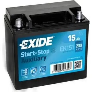 Exide EK151 15 Ah 200 A