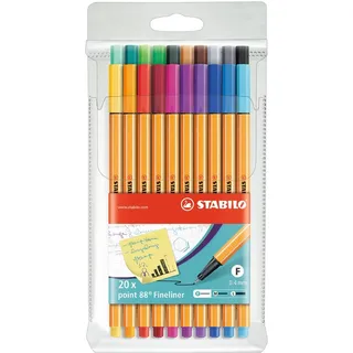 Stabilo point 88 Fineliner - 88-20er Pack