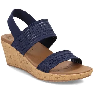 SKECHERS Damen Beverlee Sheer Luck Sandals, Navy, 40 EU
