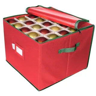 Propik Weihnachtskugeln Aufbewahrungsbox, Christbaumschmuck Aufbewahrung für 75 Christbaumkugeln