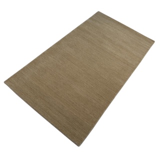 WAWA TEPPICH Handgefertigter orientalischer Gabbeh Teppich aus 100% Wolle Loom Handgewebte 90X160 cm Beige