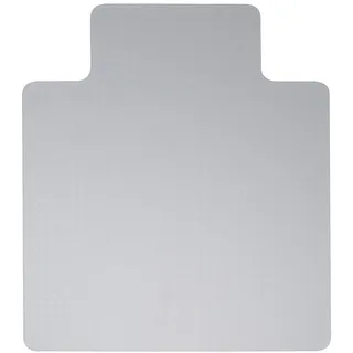 Q-Connect Bodenschutzmatte für Teppichböden Teppiche/T-Förmig / 120 x 90 cm/Stuhlmatte Klar/Transparent/Bürostuhlunterlage Kratzfest/aus Hochwertigstem Vinyl/Dicke 2,5 mm