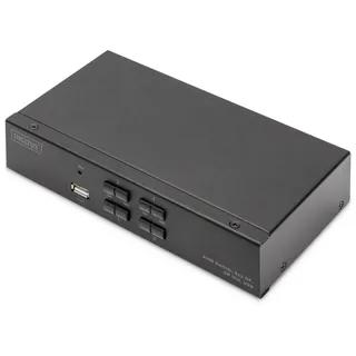 Digitus KVM Switch, 4x1 DP, DP Out, SB