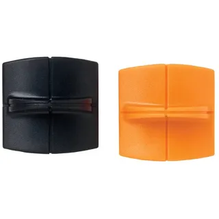 Fiskars Ersatzklingen für Papierschneidemaschinen, Gerade Klinge und Falzklinge, Für gerade Schnitte, High Profile TripleTrack, Orange/Schwarz, 1003905,
