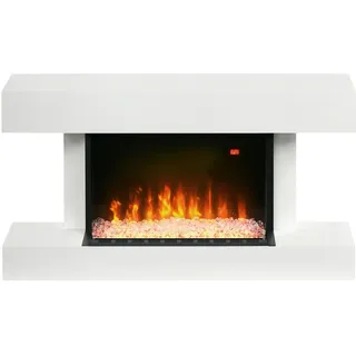 Homcom Wandkamin Weiß