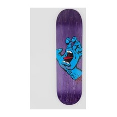 Santa Cruz Screaming Hand 8.375" Skateboard Deck purple, Uni