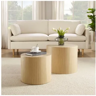 SalesFever Couchtisch 2er Set eiche natur