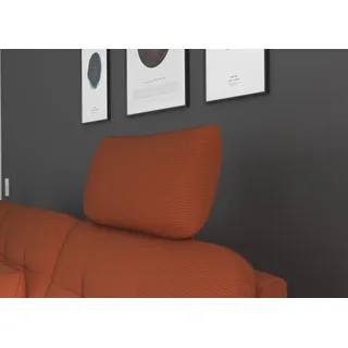 Kopfstütze SIT & MORE "Baviene", orange (terra), B:50cm H:25cm T:12cm, Polsterauflagen, Kopfstütze, in hochwertiger Verarbeitung