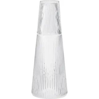 Stelton Pilastro carafe with glass 1 l (x-507), Serviergefässe, Transparent