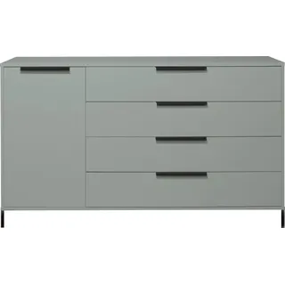 Mäusbacher Highboard »Bonnie«, Breite 168 cm mit Quadratgestell grün