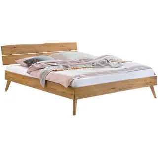 Hasena Bett , Wildeiche , Holz , Wildeiche , massiv , Höhe ca. 22 cm , 160x200 cm , in verschiedenen Größen erhältlich , Schlafzimmer, Komplette Schlafzimmer und Serien, Schlafzimmerserien