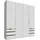 Drehtürenschrank Level 36A 200 x 216 x 58 cm Weiß