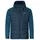 Herren Jacke Jacket Mix aus atmungsaktivem Fleece und daunenähnlicher synthetischer Füllung warm und atmungsaktiv dark sea M