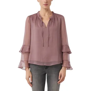 Comma Chiffonbluse Langarm mit Volants
