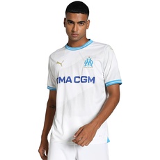 Bild von Olympique de Marseille Puma 771281-01 Home Jersey Replica T-Shirt Unisex White Größe S