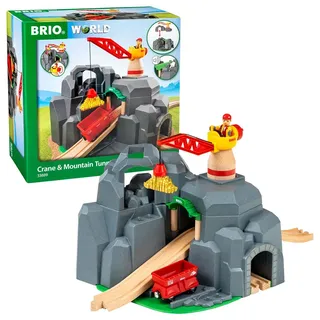 Brio Kran Und Bergtunnel (33889) - Grey - One Size