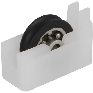 Amig - Laufrolle für Schiebefenster - Set mit 2 Stück - Größe 33 x 22 mm - Nylongehäuse mit Kugellagern - Für Schiebefenster geeignet - Farbe Weiß - Mod. COR05