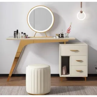 Schminktisch make Up tische Tisch konsole tisch kommode schränke konsolentische - Gold