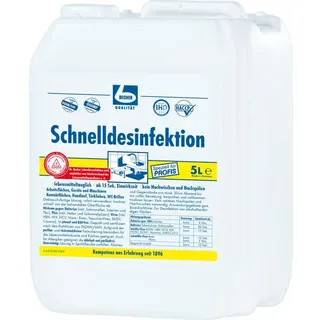 Dr. Becher Schnelldesinfektionsmittel Desinfektionslösung 5 l
